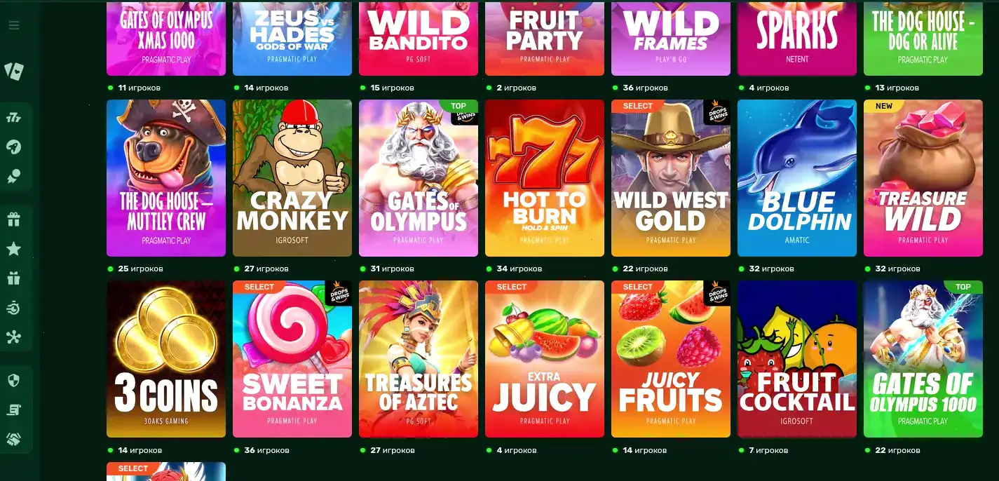 Мобильное приложение Баунти казино на экране смартфона